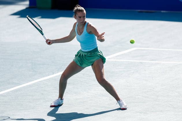 Philippine Women s Open in Manila Tatiana Prozorova of Russia in action against Sofia Costoulas of Belgium in the Women s Singles Quarterfinal match during day four of the Philippine Women s Open in Manila, Philippines on January 29, 2026. The Philippine Women s Open runs from January 26 to 31 2026. MANILA PHILIPPINES  Copyright: xMatrixxImagesx xMarkxCristinox