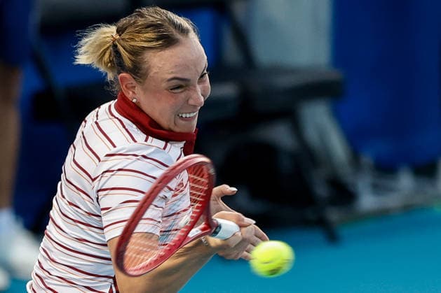 Philippine Women s Open in Manila Donna Vekic of Croatia in action against Lin Zhu of China during day four of the Philippine Women s Open in Manila, Philippines on January 29, 2026. The Philippine Women s Open runs from January 26 to 31 2026. MANILA PHILIPPINES  Copyright: xMatrixxImagesx xMarkxCristinox