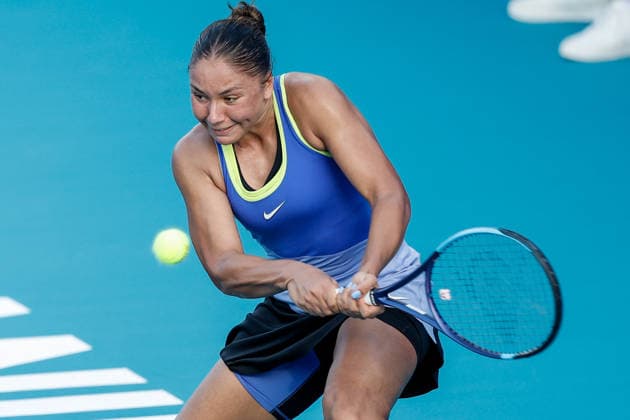 Philippine Women s Open in Manila Sofia Costoulas of Belgium in action agianst Tatiana Prozorova of Russia in the Women s Singles Quarterfinal match during day four of the Philippine Women s Open in Manila, Philippines on January 29, 2026.The Philippine Women s Open runs from January 26 to 31 2026. MANILA PHILIPPINES  Copyright: xMatrixxImagesx xMarkxCristinox