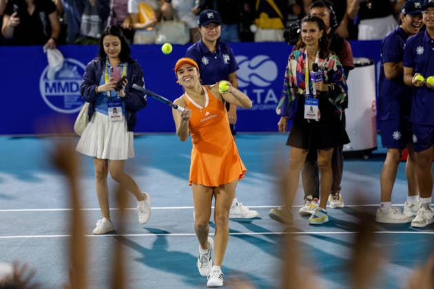 Philippine Women s Open in Manila Camila Osorio of Columbia celebrates her victory over Alexandra Eala of the Philippines during day four of the Philippine Women s Open in Manila, Philippines on January 29, 2026. The Philippine Women s Open runs from January 26 to 31 2026. MANILA PHILIPPINES  Copyright: xMatrixxImagesx xMarkxCristinox