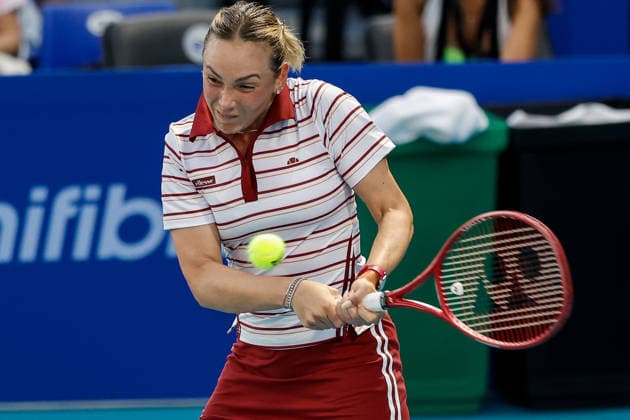 Philippine Women s Open in Manila Donna Vekic of Croatia in action against Lin Zhu of China during day four of the Philippine Women s Open in Manila, Philippines on January 29, 2026. The Philippine Women s Open runs from January 26 to 31 2026. MANILA PHILIPPINES  Copyright: xMatrixxImagesx xMarkxCristinox