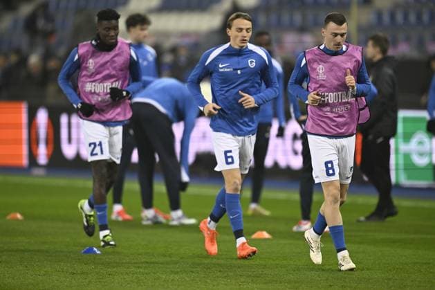 Genk s Bryan Heynen pictured before a soccer game between Belgian soccer team KRC Genk and Swedish team Malmo FF, in Genk, on Thursday 29 January 2026, on day eight of the League phase of the UEFA Europa League tournament. JOHAN EYCKENS JohanxEyckens  x159636651x