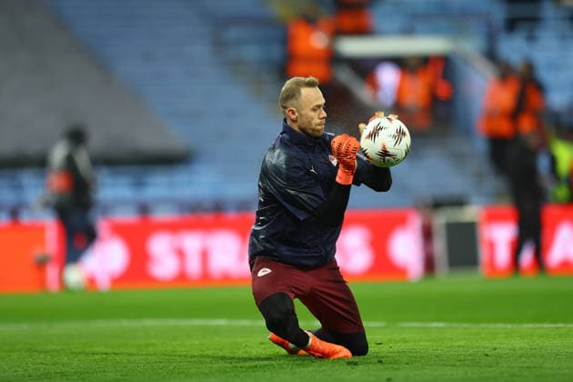 SOCCER - UEFA EL, Aston Villa vs RBS BIRMINGHAM,ENGLAND,29.JAN.26 - SOCCER - UEFA Europa League, Aston Villa FC vs Red Bull Salzburg. Image shows Alexander Schlager (RBS).  GEPAxpictures xMichaelxZemanek