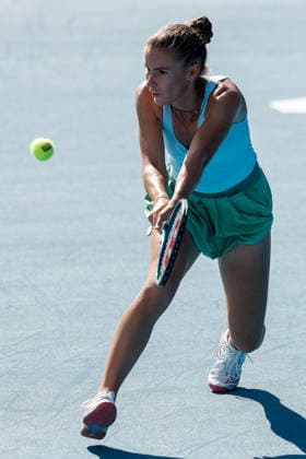 Philippine Women s Open in Manila Tatiana Prozorova of Russia in action against Sofia Costoulas of Belgium in the Women s Singles Quarterfinal match during day four of the Philippine Women s Open in Manila, Philippines on January 29, 2026. The Philippine Women s Open runs from January 26 to 31 2026. MANILA PHILIPPINES  Copyright: xMatrixxImagesx xMarkxCristinox