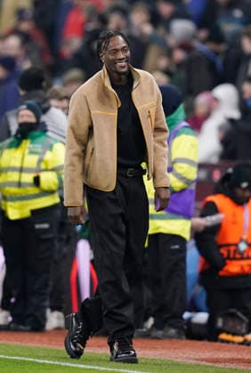 Birmingham, England, 29th January 2026. Aston Villa new signing Tammy Abraham during the Aston Villa vs FC Salzburg UEFA Europa League match at Villa Park, Birmingham. Picture credit should read: Andrew Yates Sportimage EDITORIAL USE ONLY. No use with unauthorised audio, video, data, fixture lists, club league logos or live services. Online in-match use limited to 120 images, no video emulation. No use in betting, games or single club league player publications. SPI_017_AY_Villa_Salzburg SPI-4490-0018