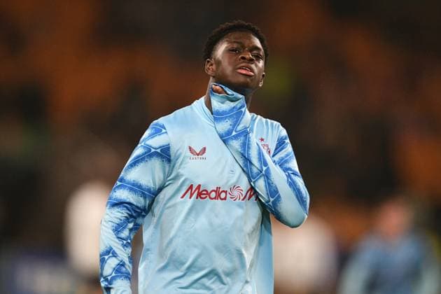 Fußball, EuroLeague, Real Betis Sevilla - Feyenoord Rotterdam SEVILLA, 29-01-2026, Stadium La Cartuja, UEFA Football season 2025 2026, Europa League match between Betis Sevilla and Feyenoord. Pictures shows Hakeem Agboluaje Betis Sevilla - Feyenoord  x201171062x Copyright: