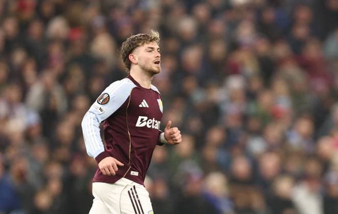 Harvey Elliott of Aston Villa Aston Villa v Red Bull Salzburg, UEFA Europa League, Group Stage, Football, Villa Park, Birmingham, UK - 29 Jan 2026Birmingham Villa Park United Kingdom EDITORIAL USE ONLY No use with unauthorised audio, video, data, fixture lists, club league logos or live services. Online in-match use limited to 120 images, no video emulation. No use in betting, games or single club league player publications. Copyright: xRyanxBrowne Shutterstockx 16445867y