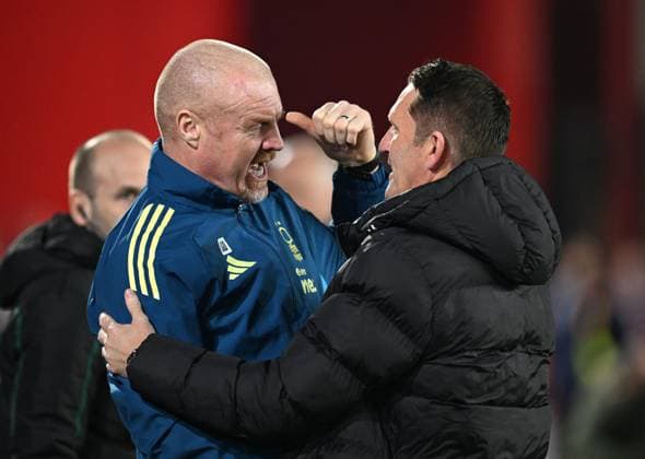 Sean Dyche manager of Nottingham Forest and Robbie Keane manager of Ferencvaros Nottingham Forest v Ferencvaros, UEFA Europa League, Group Stage, Football, City Ground, Nottingham, UK - 29 Jan 2026Nottingham City Ground United Kingdom EDITORIAL USE ONLY No use with unauthorised audio, video, data, fixture lists, club league logos or live services. Online in-match use limited to 120 images, no video emulation. No use in betting, games or single club league player publications. Copyright: xAnnaxGowthorpe Shutterstockx 16445882o