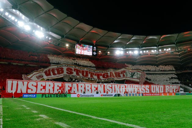 Choreo VfB Stuttgart, Cannstatter Kurve, GER, VfB Stuttgart vs Young Boys Bern, Football, Europa League, Matchday 8, Season 2025 2026, 29 01 2026, GER, VfB Stuttgart vs Young Boys Bern, Football, Europa League, Matchday 8, Season 2025 2026, 29 01 2026, Stuttgart Copyright: xEibner-Pressefoto EdwardxCheungx EP_ECG