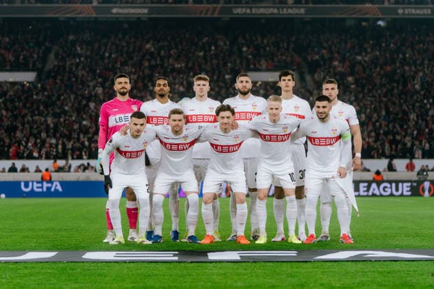 Team line-up VfB Stuttgart, GER, VfB Stuttgart vs Young Boys Bern, Football, Europa League, Matchday 8, Season 2025 2026, 29 01 2026, GER, VfB Stuttgart vs Young Boys Bern, Football, Europa League, Matchday 8, Season 2025 2026, 29 01 2026, Stuttgart Copyright: xEibner-Pressefoto EdwardxCheungx EP_ECG