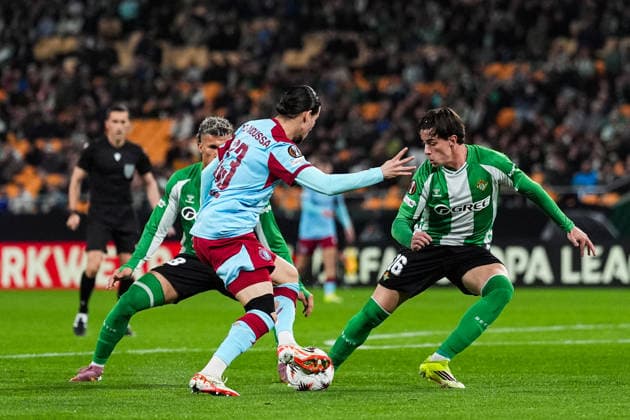 Fußball, EuroLeague, Real Betis Sevilla - Feyenoord Rotterdam #5 UEFA Europa League: Real Betis v Feyenoord Sevilla - Anis Hadj Moussa of Feyenoord during the eighth match of the UEFA Europa League 2025 2026. The match is set between Real Betis Balompie and Feyenoord at Estadio La Cartuja on 29 January 2026 in Sevilla, Spain. Copyright: xTomxBodex