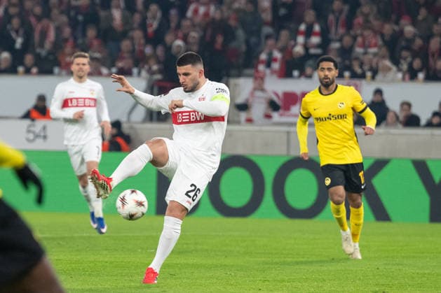 Goal for 1 0 by Deniz Undav VfB Stuttgart 26 , Goal kick, GER, VfB Stuttgart vs BSC Young Boys Bern, Football, UEFA Europa League, Men, Matchday 8, Season 2025 2026, 29 01 2026, GER, VfB Stuttgart vs BSC Young Boys Bern, Football, UEFA Europa League, Men, Matchday 8, Season 2025 2026, 29 01 2026 Stuttgart Copyright: xEibner-Pressefoto WolfgangxFrankx EP_WFK