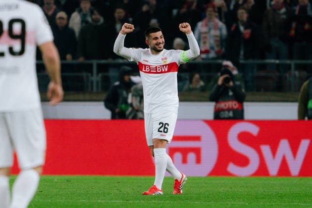 VfB Stuttgart celebrate after Deniz Undav gives them a 1-0 lead VfB Stuttgart, 26 , GER, VfB Stuttgart vs Young Boys Bern, Football, Europa League, Matchday 8, Match 2025 2026, 29 01 2026, GER, VfB Stuttgart vs Young Boys Bern, Football, Europa League, Matchday 8, Match 2025 2026, 29 01 2026, Stuttgart Copyright: xEibner-Pressefoto EdwardxCheungx EP_ECG