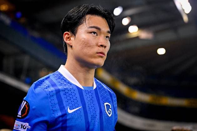 KRC Genk v Malmo - UEFA Europa League GENK, BELGIUM - JANUARY 29 : Oh Hyeon-Gyu forward of KRC Genk ahead of the UEFA Europa League 2025 26 League Phase MD8 match between KRC Genk and Malmo on January 29, 2026 in Genk, Belgium, 29 01 2026  Copyright: xTomasxSiskx