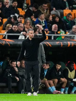 Fußball, EuroLeague, Real Betis Sevilla - Feyenoord Rotterdam #5 UEFA Europa League: Real Betis v Feyenoord Sevilla - Feyenoord coach Robin van Persie during the eighth match of the UEFA Europa League 2025 2026. The match is set between Real Betis Balompie and Feyenoord at Estadio La Cartuja on 29 January 2026 in Sevilla, Spain. Copyright: xYannickxVerhoevenx