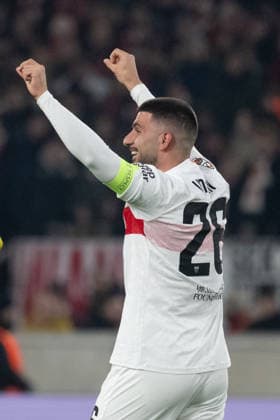Goal for 1 0 by Deniz Undav VfB Stuttgart 26 , Cheers, Goal celebration GER, VfB Stuttgart vs BSC Young Boys Bern, Football, UEFA Europa League, Men, Matchday 8, Season 2025 2026, 29 01 2026, GER, VfB Stuttgart vs BSC Young Boys Bern, Football, UEFA Europa League, Men, Matchday 8, Season 2025 2026, 29 01 2026 Stuttgart Copyright: xEibner-Pressefoto WolfgangxFrankx EP_WFK