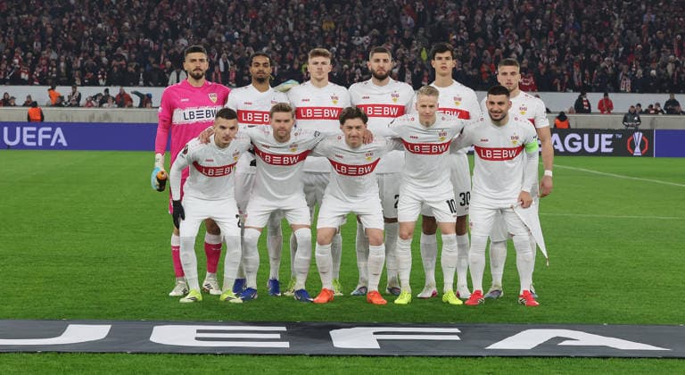 Stuttgart, Football Europa League , VfB Stuttgart vs BSC Young Boys Bern , Team VfB Stuttgart