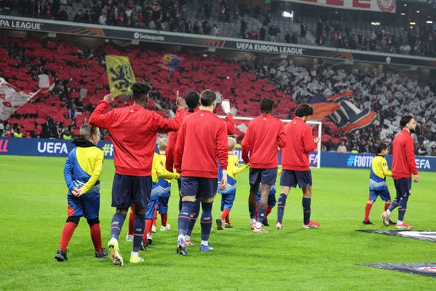 FOOTBALL : LOSC Lille vs Freiburg - UEFA Europa League - 29 01 2026 Equipe du LOSC Lille lors du match LOSC Lille vs Freiburg, UEFA Europa League phase de ligue, Decathlon Arena stade Pierre Mauroy, le 29 janvier 2026 - photo Laurent Sanson PsnewZ  Copyright: xLaurentxSANSONx xPsnewZx