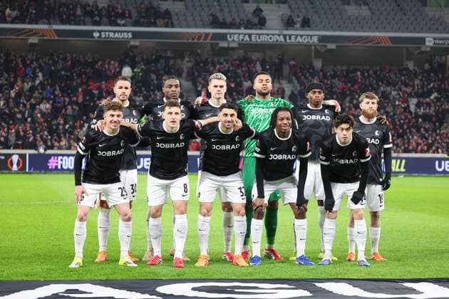 FOOTBALL : LOSC Lille vs Freiburg - UEFA Europa League - 29 01 2026 Equipe du SC Freiburg lors du match LOSC Lille vs Freiburg, UEFA Europa League phase de ligue, Decathlon Arena stade Pierre Mauroy, le 29 janvier 2026 - photo Laurent Sanson PsnewZ  Copyright: xLaurentxSANSONx xPsnewZx