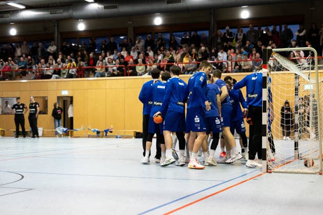 HBW Balingen Weilstetten, the motivational circle, HBW Balingen Weilstetten vs Kadetten Schaffhausen, handball, test match, season 2025 2026, 29 01 26 Eibner Pressefoto Andreas Ulmer HBW Balingen Weilstetten vs Kadetten Schaffhausen, handball, test match, season 2025 2026, 29 01 26 Dotternhausen Copyright: xEibner-Pressefoto AndreasxUlmerx EP_AUR