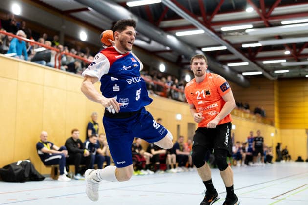Csaba Leimeter HBW Balingen Weilstetten, 55 on the throw, HBW Balingen Weilstetten vs Kadetten Schaffhausen, Handball, Test match, Season 2025 2026, 29 01 26 Eibner Pressefoto Andreas Ulmer HBW Balingen Weilstetten vs Kadetten Schaffhausen, Handball, Test match, Season 2025 2026, 29 01 26 Dotternhausen Copyright: xEibner-Pressefoto AndreasxUlmerx EP_AUR