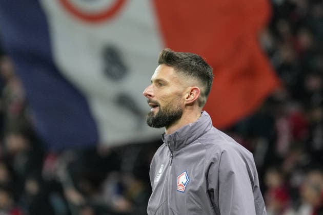 Olivier Giroud OSC Lille, 09 , France, Football, UEFA Europa League, Matchday 8, League phase, 2025 2026, OSC Lille vs SC Freiburg, 29 01 2026, Stade Pierre Mauroy, Lille, France Lille Stade Pierre Mauroy DÃ partements Nord, Hauts de Fra France Copyright: xArnexAmbergx