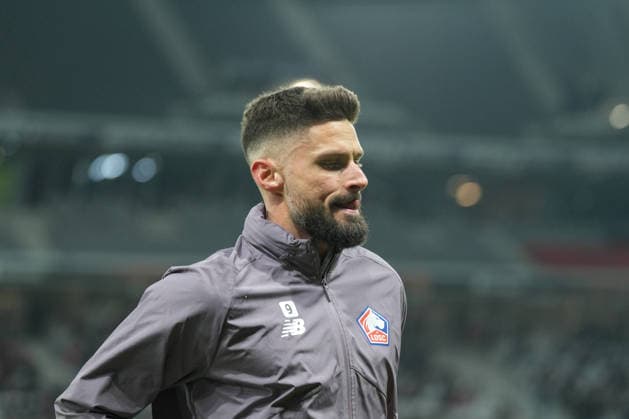 Olivier Giroud OSC Lille, 09 , France, Football, UEFA Europa League, Matchday 8, League phase, 2025 2026, OSC Lille vs SC Freiburg, 29 01 2026, Stade Pierre Mauroy, Lille, France Lille Stade Pierre Mauroy DÃ partements Nord, Hauts de Fra France Copyright: xArnexAmbergx