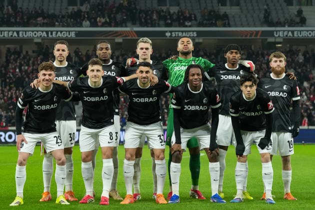 Team photo , France, Football, UEFA Europa League, Matchday 8, League phase, 2025 2026, OSC Lille vs SC Freiburg, 29 01 2026, Stade Pierre Mauroy, Lille, France Lille Stade Pierre Mauroy DÃ partements Nord, Hauts de Fra France Copyright: xArnexAmbergx