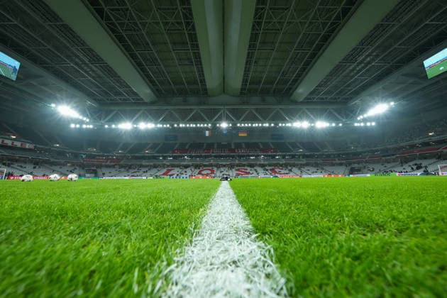 Stadium panorama, wide angle, stands, seats, standing room, France, football, UEFA Europa League, matchday 8, league phase, 2025 2026, OSC Lille vs SC Freiburg, 29 01 2026, Stade Pierre Mauroy, Lille, France Lille Stade Pierre Mauroy DÃ partements Nord, Hauts de Fra France Copyright: xArnexAmbergx