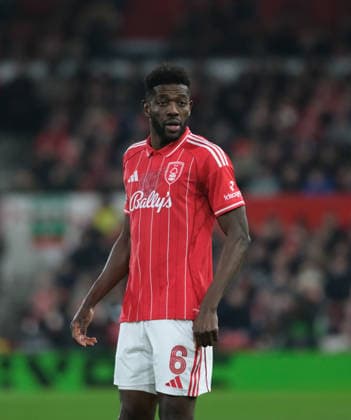 Ibrahim Sangare of Nottingham Forest seen during the UEFA Europa league football match between Nottingham Forest and Ferencvaros TC at the City Ground in Nottingham. Copyright: xPaulxBonser SportsxPressxPhotox Sportspressphoto_SPR86715
