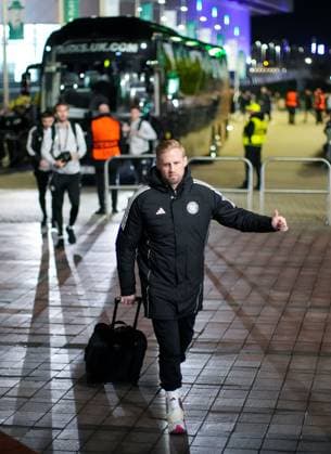 Celtic goalkeeper Kasper Schmeichel arrives at Celtic Park. Celtic v Utrecht, UEFA Europa League, Group Stage, Football, Celtic Park, Glasgow, UK - 29 Jan 2026Glasgow Celtic Park United Kingdom EDITORIAL USE ONLY No use with unauthorised audio, video, data, fixture lists, club league logos or live services. Online in-match use limited to 120 images, no video emulation. No use in betting, games or single club league player publications. Copyright: xStuartxWallace Shutterstockx 16445870g