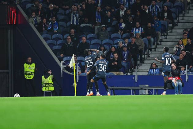 January 29, 2026, Porto, Porto, Portugal: Djeidi Gassama of Rangers Football Club celebrates goal during the Uefa Europa League - League phase, matchday 8 between FC Porto and Rangers Football Club at Estadio Dragao, in Porto, Portugal, on January 29, 2026. Porto Portugal - ZUMAe141 20260129_zsp_e141_033 Copyright: xLuisxEirasx
