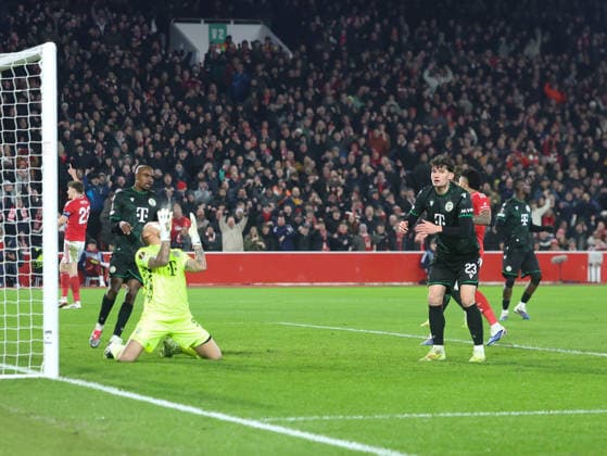Nottingham Forest v Ferencvarosi TC UEFA Europa League Bence Ötvös of Ferencvaros scorees an own goal during the UEFA Europa League match at the City Ground, Nottingham 29 01 2026 UK Newspapers OUT Copyright: xAndyxSumnerx FIL-22875-0019