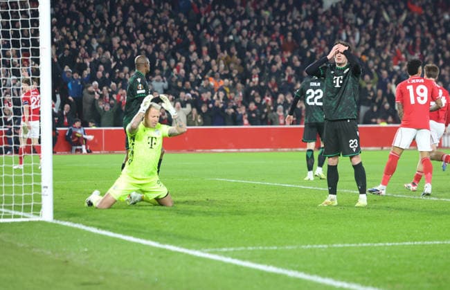 Nottingham Forest v Ferencvarosi TC UEFA Europa League Bence Ötvös of Ferencvaros scorees an own goal during the UEFA Europa League match at the City Ground, Nottingham 29 01 2026 UK Newspapers OUT Copyright: xAndyxSumnerx FIL-22875-0020