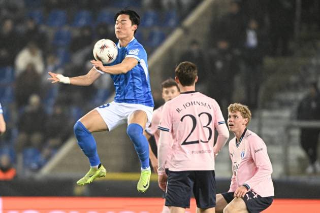 Genk s Hyeon-Gyu Oh pictured in action during a soccer game between Belgian soccer team KRC Genk and Swedish team Malmo FF, in Genk, on Thursday 29 January 2026, on day eight of the League phase of the UEFA Europa League tournament. JILLxDELSAUX  x159641115x