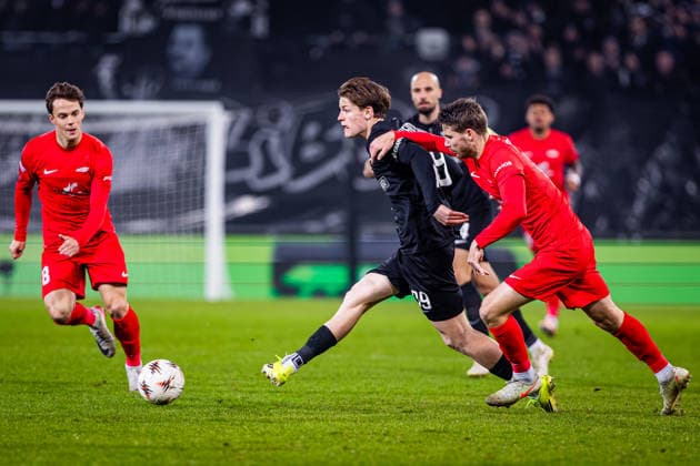STURM GRAZ - BRANN BERGEN Luca Weinhandl of Sturm during the league phase of UEFA Europa league football match between SK Sturm Graz and SK Brann Bergen. Graz, Austria, January 29, 2026. Photo by Branislav Racko Copyright: xx 080A9572