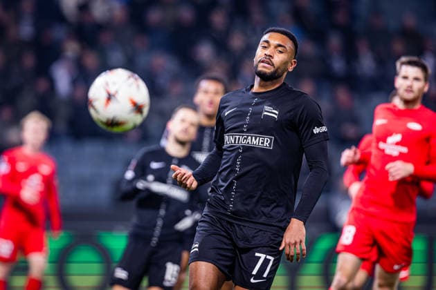 STURM GRAZ - BRANN BERGEN Maurice Malone of Sturm during the league phase of UEFA Europa league football match between SK Sturm Graz and SK Brann Bergen. Graz, Austria, January 29, 2026. Photo by Branislav Racko Copyright: xx 080A9636