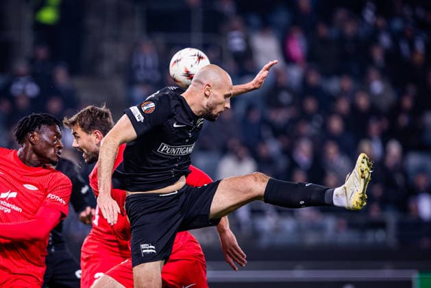 STURM GRAZ - BRANN BERGEN Jon Gorenc Stankovic of Sturm during the league phase of UEFA Europa league football match between SK Sturm Graz and SK Brann Bergen. Graz, Austria, January 29, 2026. Photo by Branislav Racko Copyright: xx 080A9753