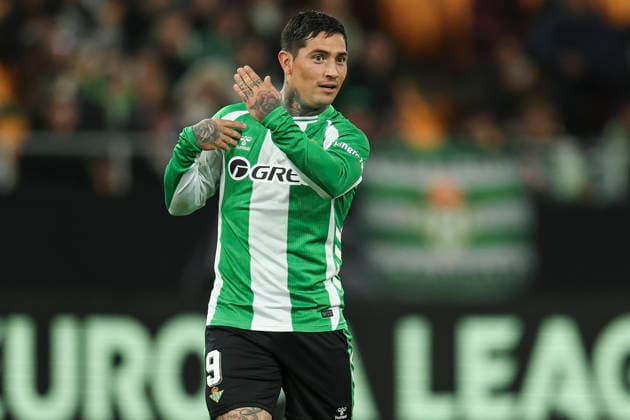 Fußball, EuroLeague, Real Betis Sevilla - Feyenoord Rotterdam #4 ESP: Real Betis - Feyenoord. UEFA Europa League. Matchday 8 Chimy Avila of Real Betis during the UEFA Europa League match, between Real Betis and Feyenoord, Matchday 8, played at La Cartuja Stadium on January 29, 2026 in Sevilla, Spain. kpng Copyright: xAntonioxPozox xPRESSINx AP_260129_BET_FEY_006