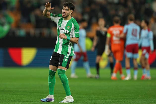 Fußball, EuroLeague, Real Betis Sevilla - Feyenoord Rotterdam #4 ESP: Real Betis - Feyenoord. UEFA Europa League. Matchday 8 Abde Ezzalzouli of Real Betis during the UEFA Europa League match, between Real Betis and Feyenoord, Matchday 8, played at La Cartuja Stadium on January 29, 2026 in Sevilla, Spain. kpng Copyright: xAntonioxPozox xPRESSINx AP_260129_BET_FEY_010