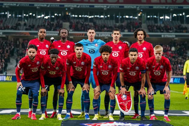 Football UEFA Europa League 2025 26, Matchday 8 OSC Lille vs SC Freiburg Stade Pierre Mauroy Lille, France Team photo Lille Copyright: xJOERANxSTEINSIEKx