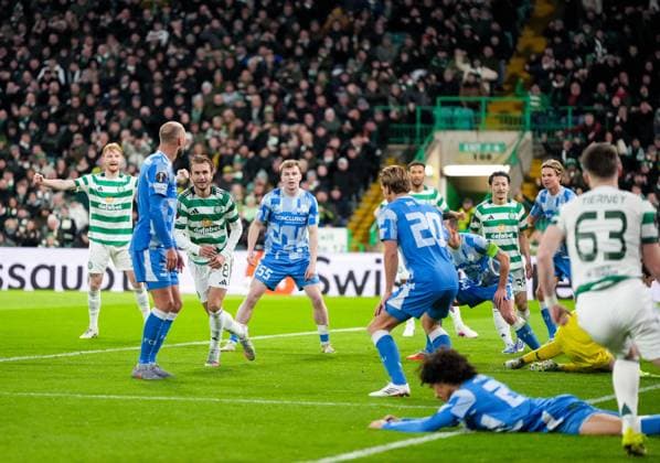 Benjamin Nygren of Celtic scores to give Celtic a 1-0 lead. Celtic v Utrecht, UEFA Europa League, Group Stage, Football, Celtic Park, Glasgow, UK - 29 Jan 2026Glasgow Celtic Park United Kingdom EDITORIAL USE ONLY No use with unauthorised audio, video, data, fixture lists, club league logos or live services. Online in-match use limited to 120 images, no video emulation. No use in betting, games or single club league player publications. Copyright: xStuartxWallace Shutterstockx 16445870n