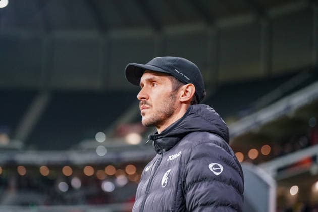 Football UEFA Europa League 2025 26, Matchday 8 OSC Lille vs SC Freiburg Stade Pierre Mauroy Lille, France Julian Schuster SC Freiburg, Coach Copyright: xJOERANxSTEINSIEKx
