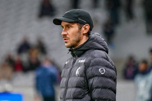 Football UEFA Europa League 2025 26, Matchday 8 OSC Lille vs SC Freiburg Stade Pierre Mauroy Lille, France Julian Schuster SC Freiburg, Coach Copyright: xJOERANxSTEINSIEKx