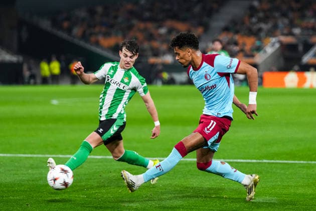 Fußball, EuroLeague, Real Betis Sevilla - Feyenoord Rotterdam #3 UEFA Europa League: Real Betis v Feyenoord Sevilla - Goncalo Borges of Feyenoord during the eighth match of the UEFA Europa League 2025 2026. The match is set between Real Betis Balompie and Feyenoord at Estadio La Cartuja on 29 January 2026 in Sevilla, Spain. Copyright: xYannickxVerhoevenx