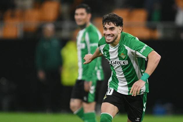 Fußball, EuroLeague, Real Betis Sevilla - Feyenoord Rotterdam #3 SEVILLA, 29-01-2026, Stadium La Cartuja, UEFA Football season 2025 2026, Europa League match between Betis Sevilla and Feyenoord. Pictures shows Betis player Abde Ezzalzouli Betis Sevilla - Feyenoord  x201171601x Copyright: