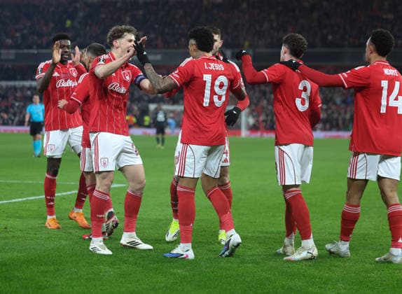 Nottingham Forest v Ferencvarosi TC UEFA Europa League Igor Jesus of Nottingham Forest celebrates scoring the second goal during the UEFA Europa League match at the City Ground, Nottingham 29 01 2026 UK Newspapers OUT Copyright: xAndyxSumnerx FIL-22875-0029