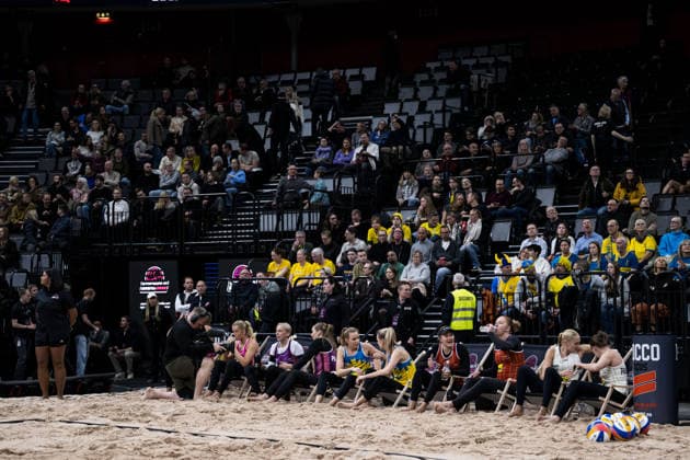 260129 Audience during Stockholm Beach 2026 on January 29, 2026 in Stockholm  Copyright: EMMAxWALLSKOG BB260129EW036