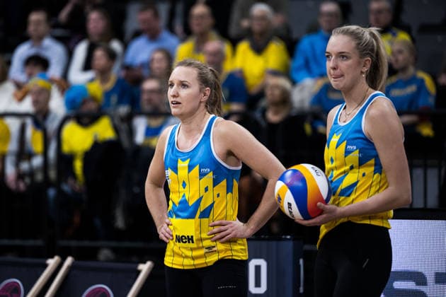 260129 Swedens Tina Thurin and Isabelle Reffel during Stockholm Beach 2026 on January 29, 2026 in Stockholm  Copyright: EMMAxWALLSKOG BB260129EW038
