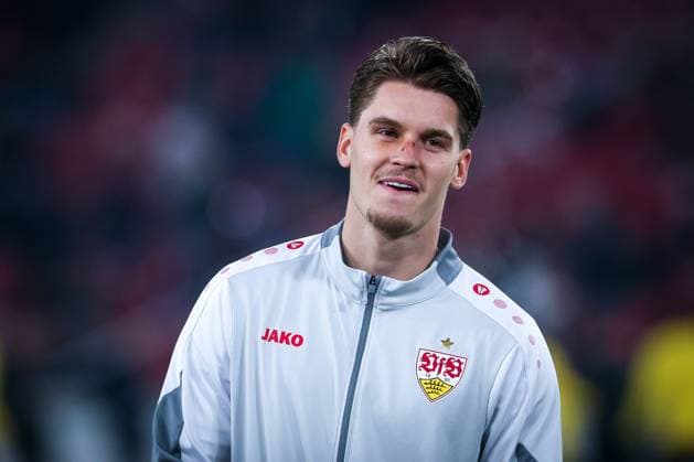 Ramon Hendriks 3 VfB Stuttgart warm up, VfB Stuttgart vs BSC Young Boys Bern, Football, Men, UEFA Europa League, Season 2025 2026, 8 Matchday, 29 01 2026 DFB regulations prohibit any use of photographs as image sequences and or quasi video Stuttgart Baden Wuerttemberg Germany Copyright: xkolbert-press MartinxAgüerax